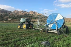 פתיחת קו השקייה